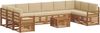 IKAYAA modulares Outdoor-Sofa-Set – flexibles Holz-Lounge-Ensemble für individuelle Sitzarrangements im Außenbereich Bild 2