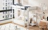 Weißes Hochbett 90x200 cm Aus Massivem Kiefernholz Mit Schutzgeländer Und Ablageregal Platzsparendes Kinderbett Etagenbett Mit Stauraum Kieferholz Hochbett Sicherheitsbett Jugendzimmer Raumoptimierung Bild 5