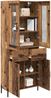vidaXL Highboard Wandmontiert Altholz 69,5 x 34 x 180 cm Holzwerkstoff 3415652 Bild 3