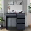 Schminktisch Sherry Anthrazit 90 cm mit LED- Spiegel Vicco Bild 5