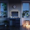 Schminktisch Sherry Anthrazit 90 cm mit LED- Spiegel Vicco Bild 4