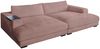 KAWOLA Big Sofa MADELINE mit Holztablett schwarz für Armlehne Cord rosa 85 x 170 x 290 cm Bild 3