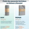 OTTO home Spannbettlaken PHYSALIS in BASIC und PREMIUM Qualität, 100% Baumwolle, Jersey (160 g/m), Gummizug: rundum, (1 Stück), für Matratzen bis 18 cm Höhe, Bettlaken, Spannbetttuch, pflegeleicht Bild 2