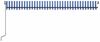 vidaXL Automatische Markise mit LED & Windsensor 600x300 Blau und Weiß 3069171 Bild 4