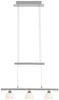 Brilliant Leuchten No. G70579-15 LED Pendelleuchte Tonja 3-flg chrom weiß Bild 3