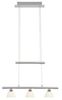 Brilliant Leuchten No. G70579-15 LED Pendelleuchte Tonja 3-flg chrom weiß Bild 4