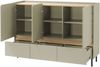 Kommode Lonitz LZ07 (Farbe: Sandbeige / Sandbeige + Geölte Eiche) Bild 2