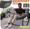 ELONEO Schaukelstuhl – Relax Schaukelsessel für Garten & Balkon (kippsicher, max. Belastung 120kg, witterungsbeständig), ergonomischer Loungesessel / Relaxsessel für Garten & Wohnzimmer Bild 3