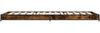 vidaXL Bettrahmen Geräucherte Eiche 80 x 200 cm Holzwerkstoff 8009144 Bild 5
