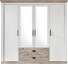'Rovola' Kleiderschrank in Pinie weiß, Landhaus, 217x201 cm Bild 2