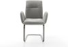 Freischwinger Vinja-Flex Strukturstoff Soft Grau Freischwinger flach Graphit Bild 2