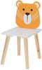 Koopman Kinderstuhl Kinderhocker MDF 52x30x24 cm Fisch / Elefant / Wal / Bär zur Auswahl (Stück, 1 St), Bär, MDF, Stuhl, demontiert Bild 1