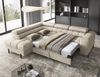 MOEBLO Ecksofa Ferrucio, modernes Schlafsofa mit Bettkasten & verstellbaren Kopfstützen, Wohnlandschaft mit Schlaffunktion, Eckcouch Wohnlandschaft Sofa mit Ottomane Eckgarnitur Polsterecke, (BxHxT):276 x 72–93 x 200 cm Bild 4