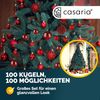 Christbaum Kugeln 100tlg. - rot Bild 2