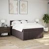 vidaXL Boxspringbett mit Matratze Dunkelbraun 140x200 cm Stoff 3289394 Bild 5