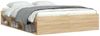 vidaXL Bettgestell Sonoma-Eiche 140x200 cm 3203861 Bild 2
