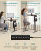 SONGMICS Höhenverstellbarer Schreibtisch elektrisch, 100 x 60 cm, Memory-Funktion mit 4 Höhen, USB-C-Anschluss, vintagebraun Bild 3
