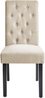 Esszimmerstuhl Polsterbezug sandbeige 2er Set VELVA Bild 4
