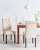 Esszimmerstuhl Polsterbezug sandbeige 2er Set VELVA Bild 3