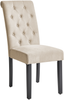 Esszimmerstuhl Polsterbezug sandbeige 2er Set VELVA Bild 5