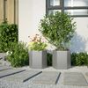 vidaXL Garten-Pflanzgefäße 2 Stk. Sechseckig 46x40x45 cm Edelstahl 851117 Bild 3