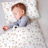 Amilian Kinderbettwäsche 100x135 - Bettwäsche Kinder - Kopfkissenbezug 40x60 cm Babybettwäsche, 2 teilig, 100% Baumwolle, für Mädchen und Jungen Bild 3