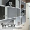 bümö office Regal Nussbaum, Standregal Holz - Aktenregal für Ordner & Bücher, Bücherregal 100 cm breit, 5 OH Regal Wand, Büroregal, Holzregal, Ordnerregal, Buchregal, Wandregal, Büromöbel, 6400-N Bild 2