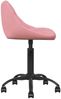 vidaXL Bürostuhl Rosa Samt 3088851 Bild 3