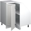 Eck-Küchenschrank für Dachschrägen R-Line Weiß Landhaus 75.6 cm mit 1 Tür Vicco Bild 4
