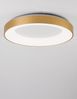 Nova Luce 9353854 RANDO THIN LED Deckenleuchte 60cm 3000K Gold gebürstet dimmbar Bild 2