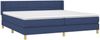 Boxspringbett mit Matratze Stoff Blau 200x200 cm, Härtegrad: H2 [3130303] Bild 3