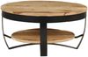 vidaXL Couchtisch Raues Massives Mangoholz 65x32 cm 244675 Bild 3