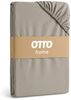 OTTO home Spannbettlaken BLACKBERRY in BASIC und PREMIUM Qualität, 100% Baumwolle, Jersey (160 g/m), Gummizug: rundum, (1 Stück), für hohe Matratzen bis 28 cm, Bettlaken, Spannbetttuch, pflegeleicht Bild 3