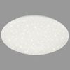 BRILONER - LED Deckenlampe mit Sternenhimmel, neutralweiße Lichtfarbe, 18 Watt, 2200 Lumen, Lampe, LED Deckenleuchte, Wohnzimmerlampe, Schlafzimmerlampe, Kinderzimmerlampe, 38x7 cm, Weiß Bild 3