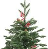 vidaXL Künstlicher Weihnachtsbaum Klappbar mit Zapfen & Beeren 180 cm 358376 Bild 4