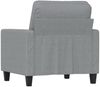 vidaXL Sofasessel Hellgrau 60 cm Stoff 359147 Bild 5