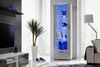 99rooms Teka Vitrine III Weiß Grau Hochglanz Blau Bild 2