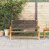 vidaXL gartenmöbel Grau 122 x 76 x 73 cm Massivholz Akazie 367824 Bild 3