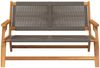 vidaXL gartenmöbel Grau 122 x 76 x 73 cm Massivholz Akazie 367824 Bild 4