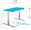 Schaff Elektrisch Höhenverstellbarer Schreibtisch REC | 140x60 cm | Blau Bild 2