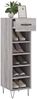 vidaXL Schuhschrank Grau Sonoma 30x35x105 cm Holzwerkstoff 829674 Bild 4
