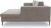 DOMO Collection Modica, Ecksofa, Microfaser silber, 329 x 173 cm Bild 3