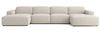 Kaiser Möbel Ecksofa Cursal U-Form – großes modulares Sofa aus hochwertigem, modulares System, U-Form, tiefe Sitzfläche Bild 4