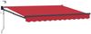 vidaXL Elektrische ausziehbare Markise Rot 3 x 2,5 m 3419775 Bild 2