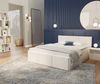 FDM Polsterbett mit Lattenrost Doppelbett 120x200, 140x200, 160x200, 180x200 (MADE IN EU - Bettrahmen mit Bettkasten für viel Stauraum, in Grau,Weiß oder Eiche Braun, ideal für Paare), Metallrahmen mit hydraulischer Klappfunktion Bild 2