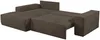 Vente-unique - Ecksofa mit Schlaffunktion - Ecke Links - Cord - Braun - AMELIA Bild 4
