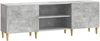 vidaXL TV-Schränk 150 x 31 x 50 cm Betongrau Holzwerkstoff 895148 Bild 2