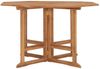 Gartentisch, Esstisch, Küchentisch Klappbar 110 x 110 x 75 cm Massivholz Teak Bild 2