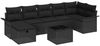 vidaXL Gartensofa-set mit Kissen 8 pcs Schwarz Poly-Rattan 3358912 Bild 2