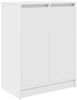 vidaXL Schuhschrank Weiß 57x34x76 cm Holzwerkstoff 861868 Bild 2